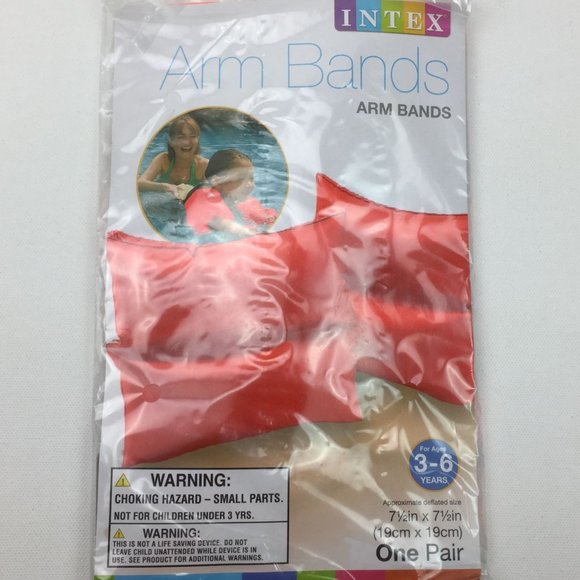 Intex Games Intex Arm Band Pool Floaties Bright Orange 36 Years