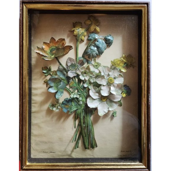 None Art Antique Wall Art 3d Flowers 8th Century Patricia Nimocks