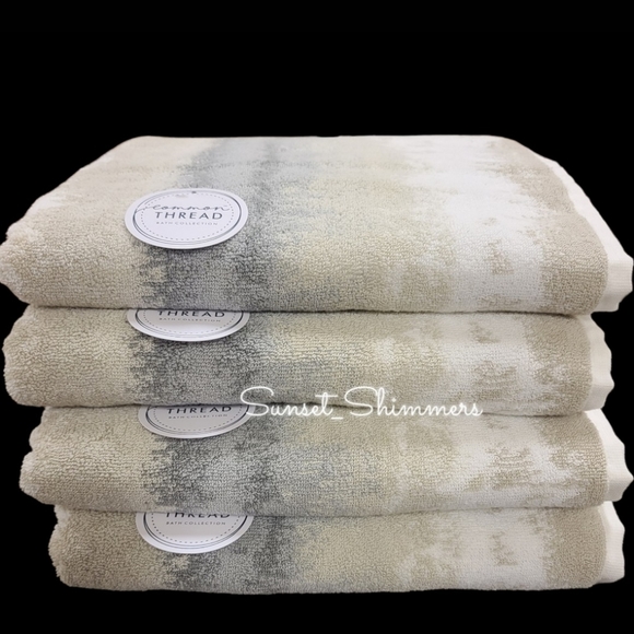 Common Thread Bath New 4pc Common Thread Bath Towel Set 0 Zero