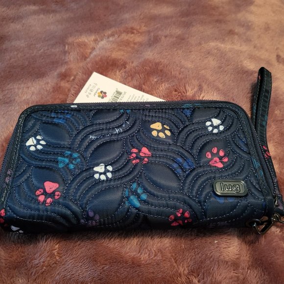 lug Bags Lug Splits Xl Paws Navy Wallet Poshmark