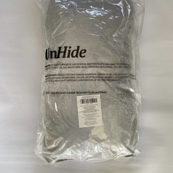 Unhide Bedding Unhide Squish Pillow Silver X 18 New Sealed Poshmark