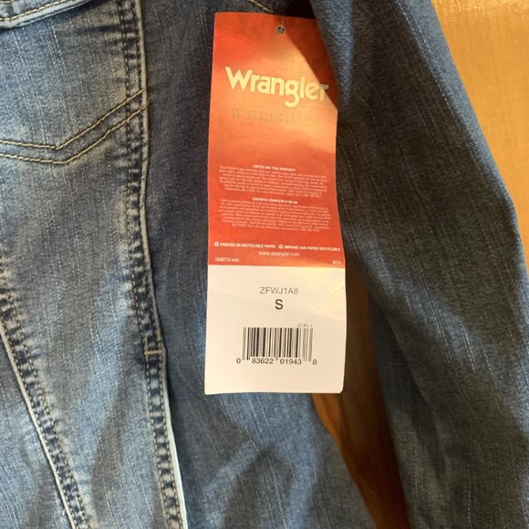 Wrangler Jackets & Coats Wrangler Authentics Denim Jacket Unlined