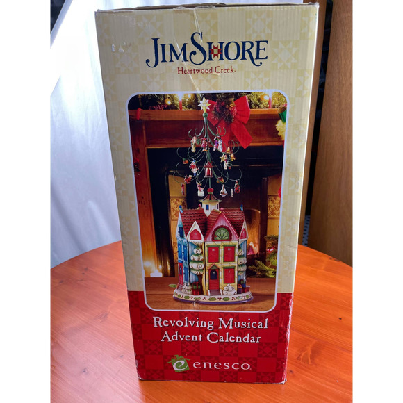 Jim Shore Holiday Jim Shore 208 Heartwood Creek Musical Revolving