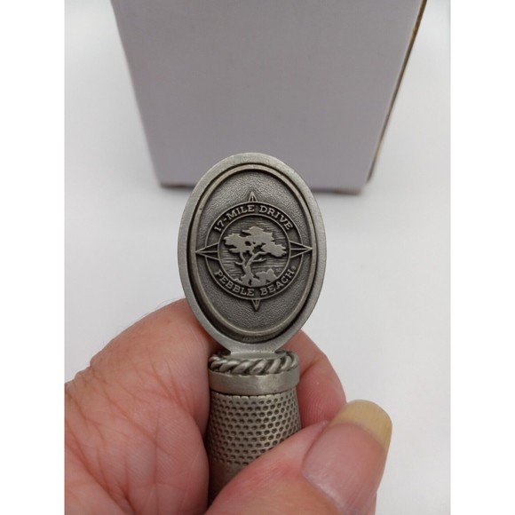 Accents Rare Vintage Metal Thimble 17 Mile Drive Pebble Beach Ca