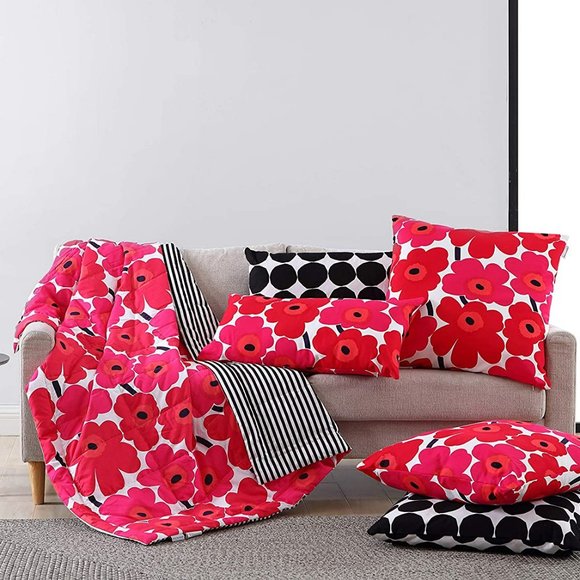 Marimekko Bedding Marimekko Pieni Unikko Throw Blanket Lightweight