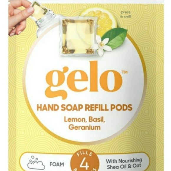 Gelo Bath 3 Gelo Refill Plant Based Essential Oil Hand Liquid Soap