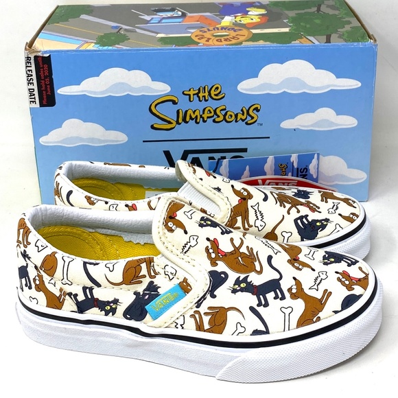 Vans Shoes Vans Kids Classic Slip On X Simpson Family Pets Canvas
