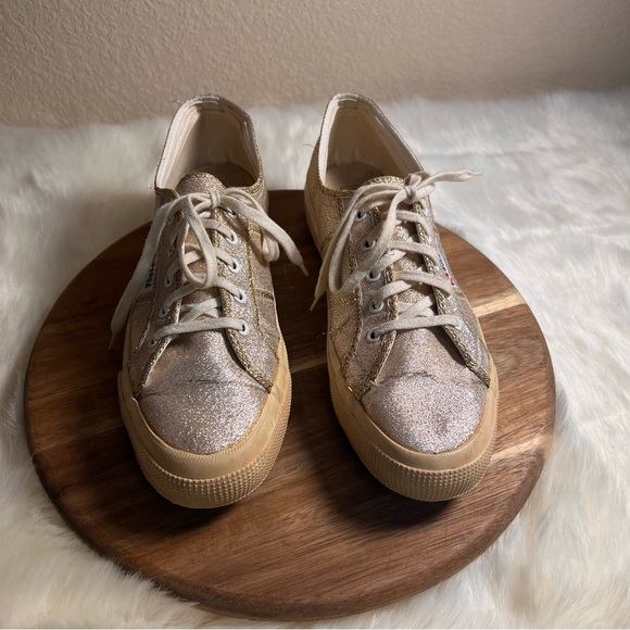 Superga Shoes Superga Metallic Gold Made In Italy Sneakers Size Eu 38 Poshmark