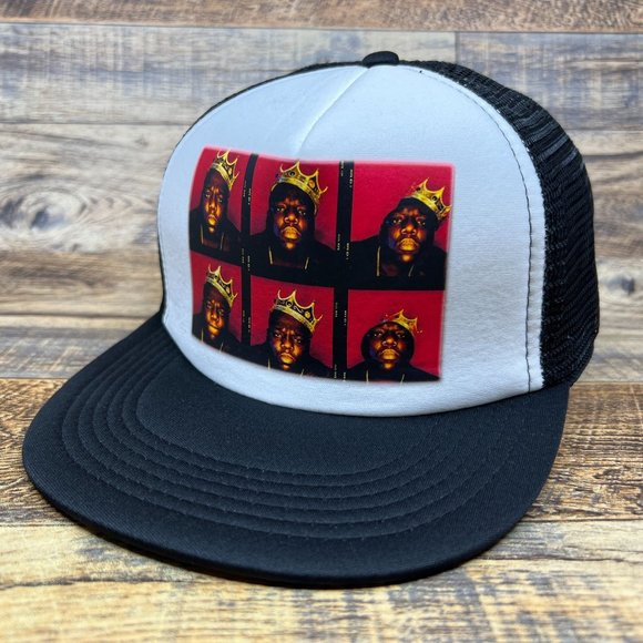 Unbranded Accessories Biggie Smalls Mens Trucker Hat Black Snapback