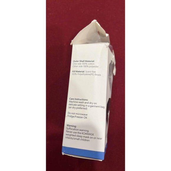 Accessories New Open Box Koamask Weighted Sleep Mask Black Poshmark