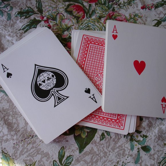 Magique's Games Over The Hill Jumbo Playing Cards Size 5 X 7