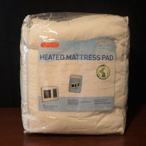 Biddeford Bedding Biddeford Queen Heated Mattress Pad With 2