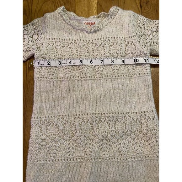 cat& jack Dresses Cat And Jack Girls Size Xs 45 Chunky Knit Slight