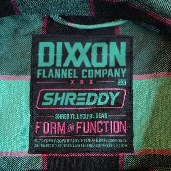 DIXXON Shirts Dixxon The Shreddy 2 Flannel Shirt Collab Limited