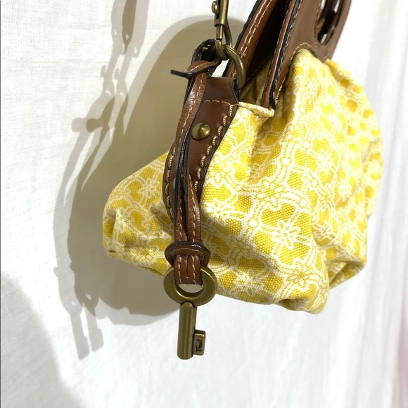 Fossil Bags Fossil Crossbody Purse Mustard Yellow Color Poshmark