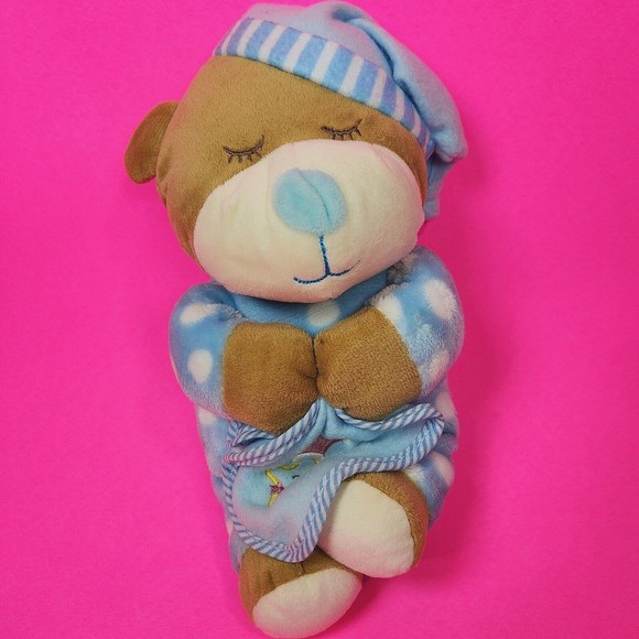 HugFun Toys Hugfun Blue Pajama Prayer Bear Plush Toy Talking Sleep Verse 1 Inch Age 3 Poshmark