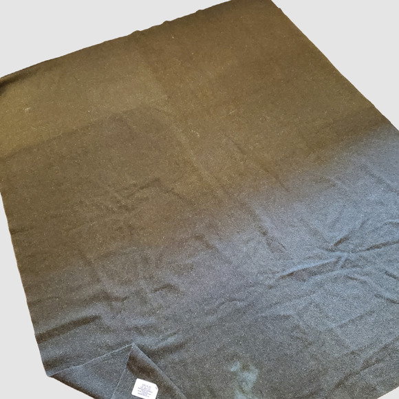 Brownwood Woolen Mill Bedding Vintage Wool Army Blanket 66x84