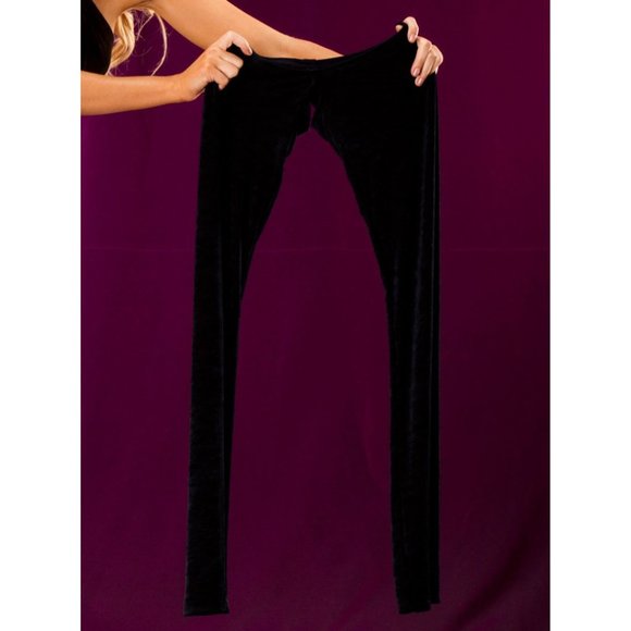 Wicked Temptations Pants & Jumpsuits Crotchless Pants In Stretch