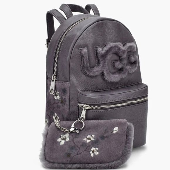 UGG Bags Nwt Ugg Chinese New Year Charcoal Grey Suede Leather Mini