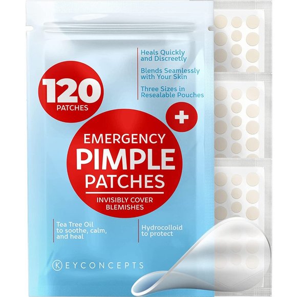 Bath Pimple Patches 12 Pack Hydrocolloid Acne Patches Zit Patch