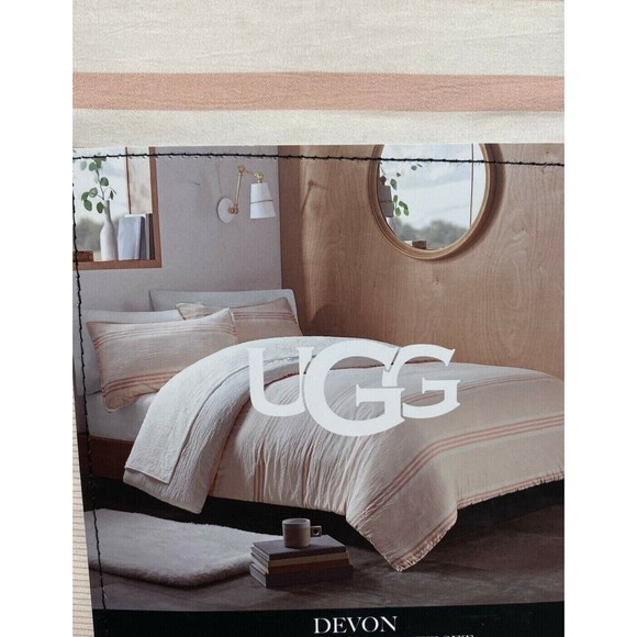 Bedding New Ugg Devon 2 Pc Duvet Set La Sunset Stripe Full Queen New Poshmark