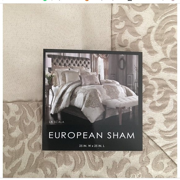 J. Queen Bedding Nwt New J Queen New York Euro Sham La Scala 0 Polyester Msrp 50 Poshmark