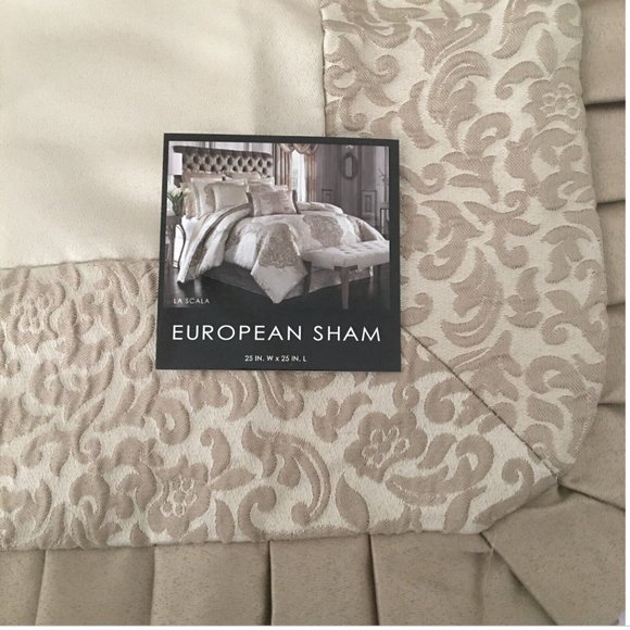 J. Queen Bedding Nwt New J Queen New York Euro Sham La Scala 0 Polyester Msrp 50 Poshmark
