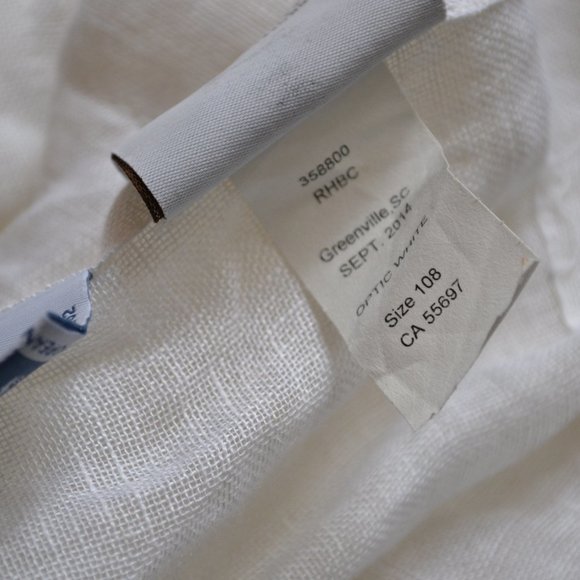 Restoration Hardware Accents Restoration Hardware Baby Child 0 Linen Drapery Panel Optic