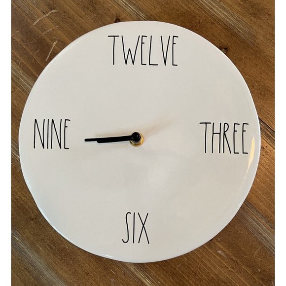 Rae Dunn Wall Decor Rae Dunn Ceramic Wall Clock 9 Artisan