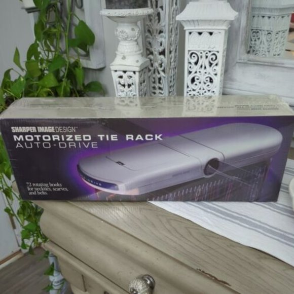 Sharper Image Accessories New Shaper Image Tie Rack Motorized Scarf