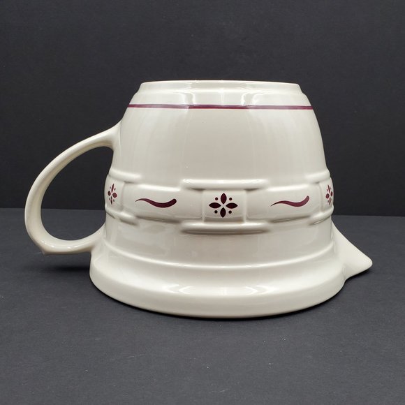 Longaberger Dining Longaberger Pottery Woven Traditions Red Large Batter Bowl Mixing Bowl