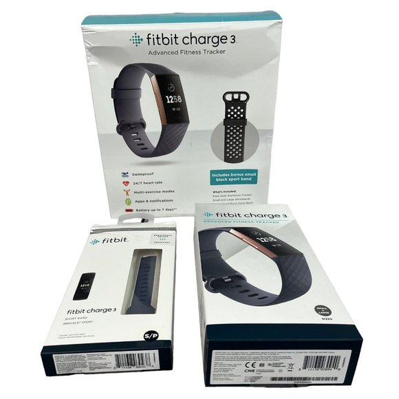 fitbit Wearables Fitbit Charge 3 Advanced Fitness Tracker Watch