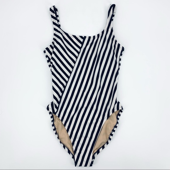 J. Crew Swim Nwt J Crew Striped One Piece Swimsuit E849 Poshmark