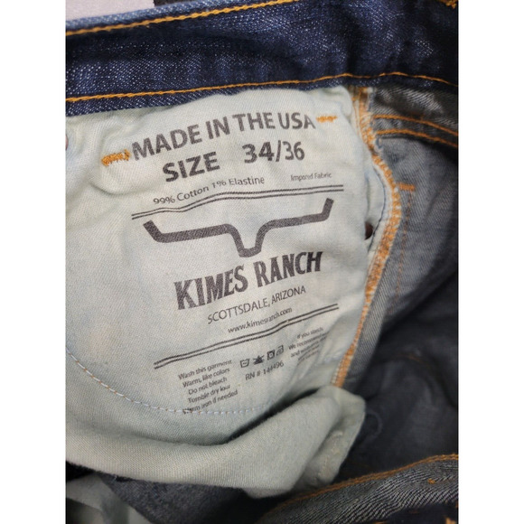 Kimes Ranch Jeans Kimes Ranch Roger Men 34x36 34x38 Made In Usa