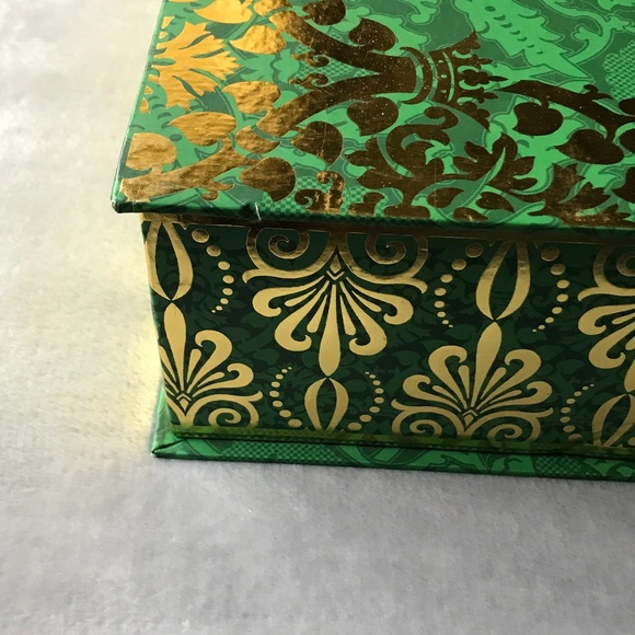 Punch Studio Storage & Organization New Large Green Gold Floral