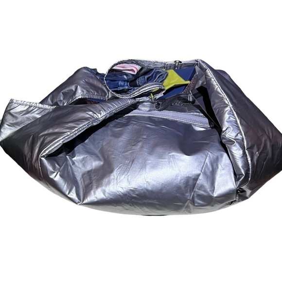 Nike Bags Nike Victory Metallic Gym Tote Bagmetallic Cool Grey