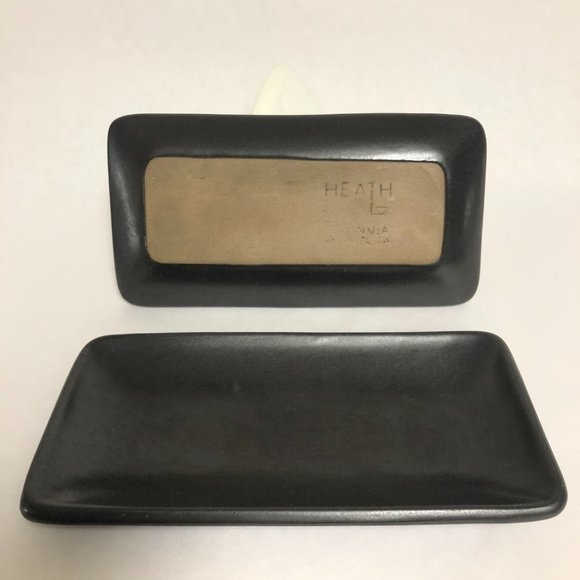 Heath Ceramics Dining Heath Ceramics Set Of 2 Black Rectangular