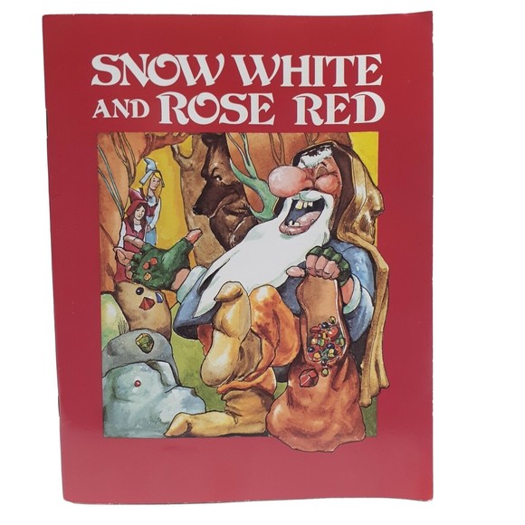 Office Vintage Snow White And Rose Red Book 1979 Troll Associates