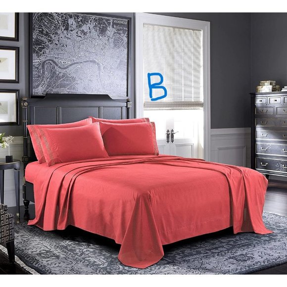 Bedding 6 Piece Bed Sheets Cal King King Queen Full Sheet Set 6piece Poshmark