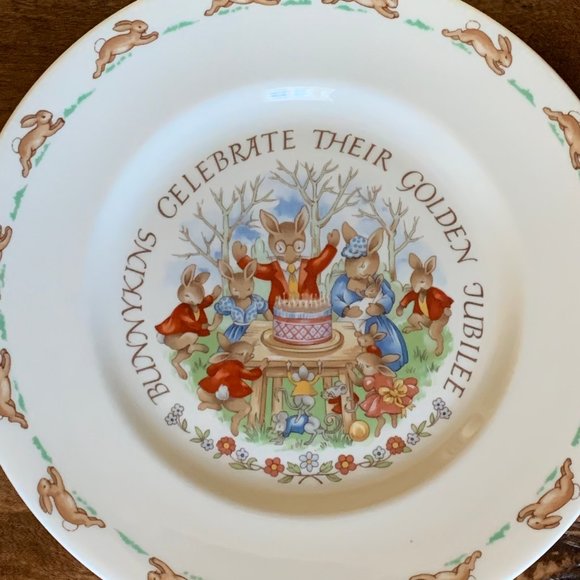 Royal Doulton Dining Vintage Royal Doulton Bunnykins Golden Jubilee