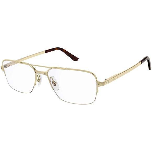 Cartier Accessories Cartier Santos Classic Rectangular Eyeglasses