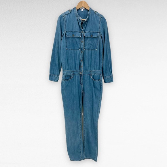 PAIGE Pants & Jumpsuits Paige Womens Lexie Denim Jumpsuit Xsmall