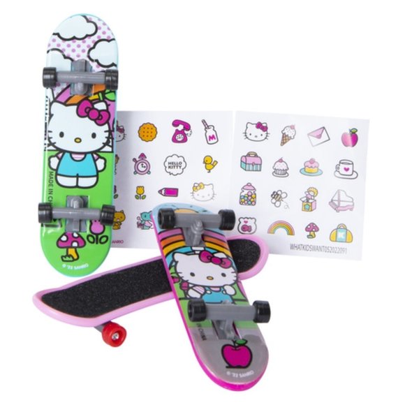 Hello Kitty Toys Hello Kitty Tech Deck Finger Skateboard 3 Pack Set Poshmark