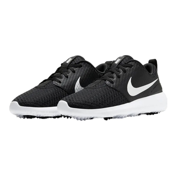 Nike Shoes New Youth Size 4 Or 6 Nike Roshe G Jr Black Spikeless Golf Shoes Sneakers 4y