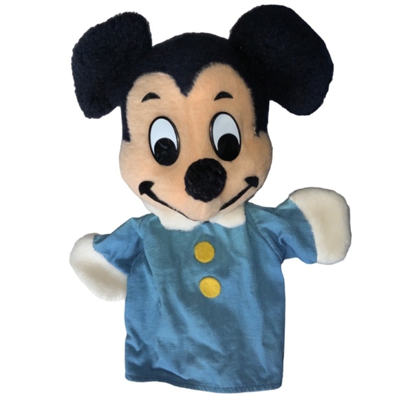 Walt Disney Accents Vintage Mickey Mouse Hand Puppet California Toy