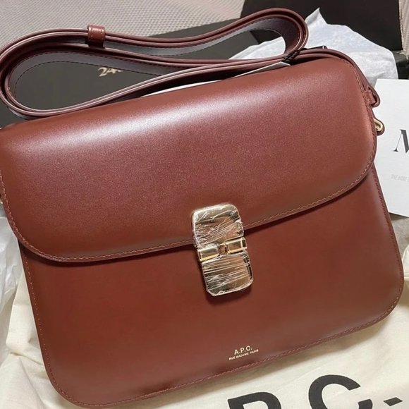 A.P.C. Bags Apc Grace Small Bag In Nut Brown Poshmark