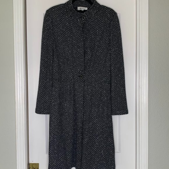 St. John Dresses St John Collection Navy Tweed Knit Jacket And