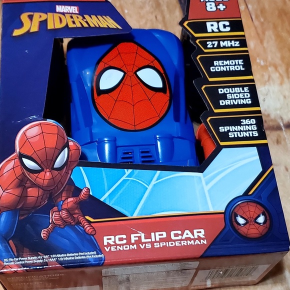 Toys Spiderman Rc Flip Car With Spiderman And Venom Spiderman Remote