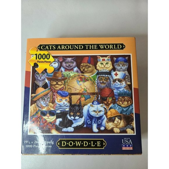 Dowdle Toys Dowdle Artist Eric Dowdle Jigsaw Puzzle Cats Around The