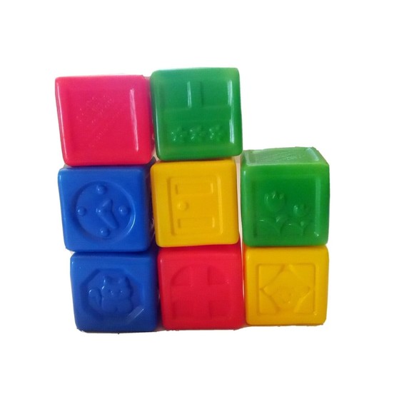 The First Years Toys Vintage 993 Rare The First Years Build A House